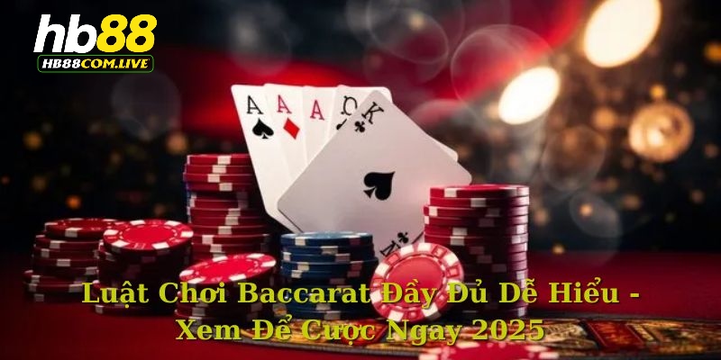 Luật Chơi Baccarat dễ hiểu - Hiểu đúng về luật chơi baccarat